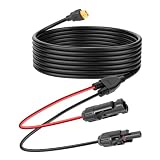 XT60 Cavo solare 16 AWG, cavo di prolunga XT60, cavo di ricarica solare per EcoFlow Delta/River, Bluetti, Anker SOLIX Power Station portatile, cavo adattatore per pannelli solari da 160 W/220 W/400 W