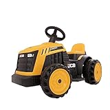 JCB Battery Operated Tractor Ride-On| Electric Powered Construction Ride On Car | Forward & Reverse Function| Ride Along Toys For Children | Trailer Not Included | Ages 2+ - Image 1