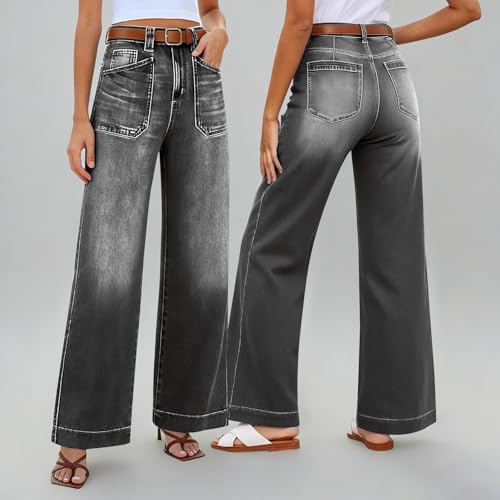 Jean femme taille haute élastique fini les pantalons serrés et inconfortables - 2