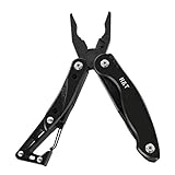 R&T Multi Plier 7 in 1 Multitool Knife Foldable Needlenose Pliers With Nylon Sheath Stainless Steel