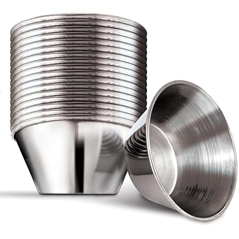 1.5 oz Stainless Steel Condiment Cups by Stock Your Home Cover