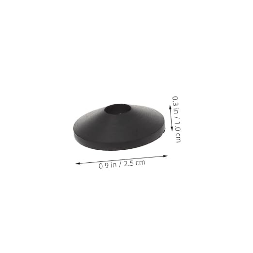Kit de 12 Arandelas de Goma Cónicas para Tanque de Inodoro miniatura 2