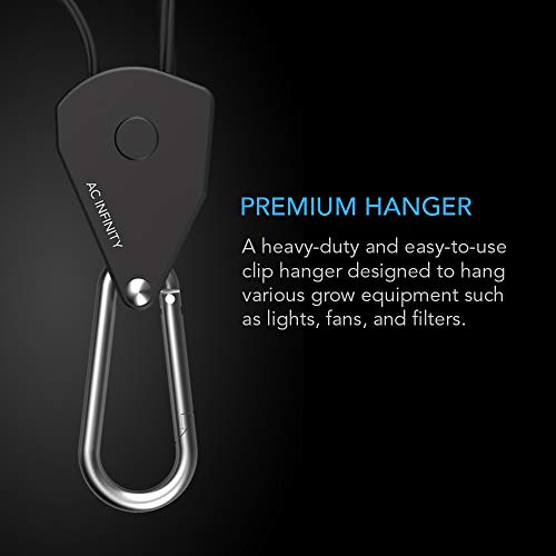 AC Infinity Adjustable Rope Hangers, 1 Pair