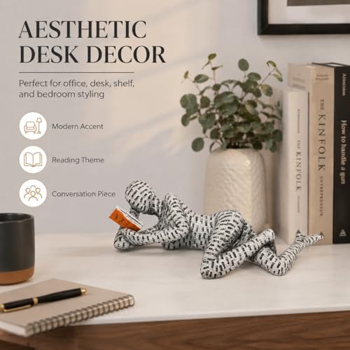 Figura Moderna Abstracta Mujer Pensando Decorativa miniatura 3