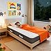 MENKËLL Materasso Singolo 80x190 Memory Foam - Alto 20cm - Ortopedico ed...