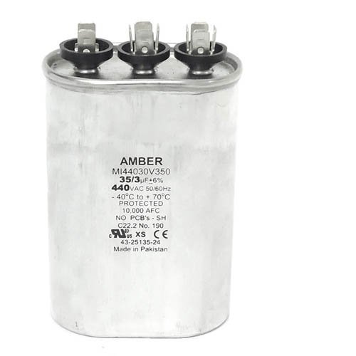 43-22362-12 -Rheem OEM Oval Replacement Dual Run Capacitor 35 + 3 UF/MFD 440 Volt