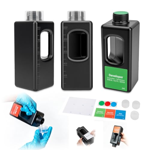 JJC 3x1000ml Darkroom Bottles