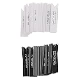 UKCOCO 100 Stück Papieranhänger Hängeetiketten Handgefertigte Kerzenanhänger Selbstgemacht Segensanhänger Zweifarbig mit Loch zum Aufhängen für Geschenke und Dekoration