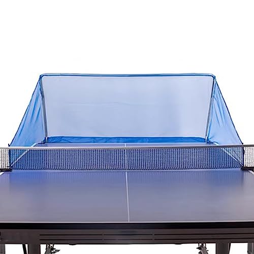 RENLXFI Portable Table Tennis Ball Catch Net, Ping Pong Table Training Net for Multi-Ball Drills or Robot Serve Launcher Practice, Outdoor Training Tool