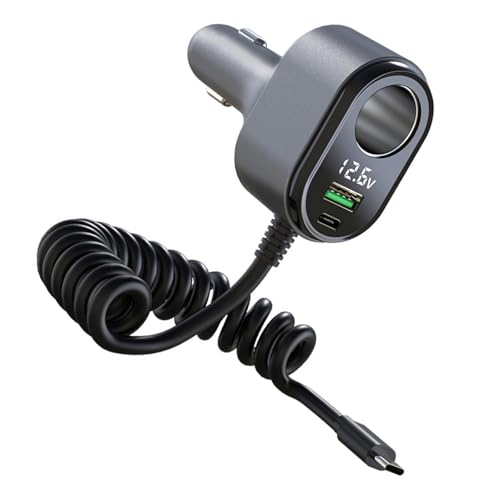 �d�� �����ԗp 120W PD65W ���A���^�C�� �f�B�X�v���C�@�\ �ԗ� USB C �[�d USB a �[�d