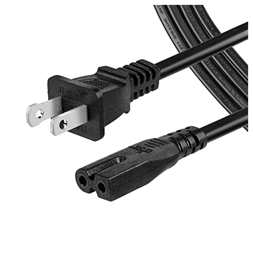 2 Prong AC Power Cord Compatible with Vizio E-M-Series Smart HDTV, Vizio Sound Bar Power Cable Replacement
