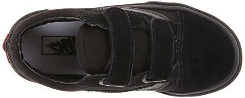 Vans Old Skool V, Sneakers Basses Mixte Enfant, Noir (Blk/Blk), 28 EU (UK Child 11 Enfant UK)