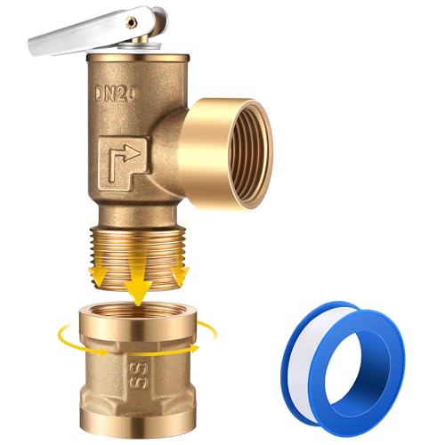 Gulfmew 30 PSI Pressure Relief Valve with 3/4 NPT Female