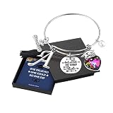 Yoosteel 2023 Graduation Gifts Charm Bracelets, Graduation Bracelets Quote Inspirational Bracelet Co