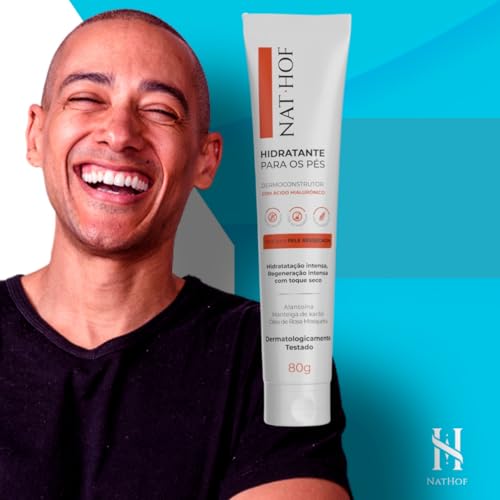 Hidratante Dermoconstrutor para os Pés NAT HOF, 80g