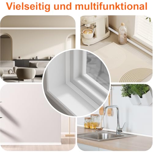 Flexible Zierleiste Selbstklebend Deckenleisten, TPE Dreieck Zierleiste Decken Und WandüBergang, Abschlussleiste Küchenarbeitsplatte, FüR Wandkanten Fliesenkanten