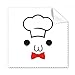 Lovely Face I Am A Chef Expression Cleaning Cloth Phone Screen Glasses Cleaner 5pcs