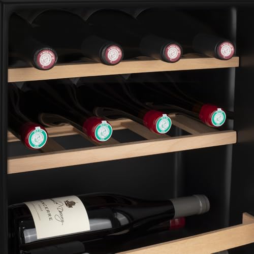 Les Petits Champs CAVCB15 Cantinetta, 15 Bottiglie, 3 Ripiani, Dimensoni: L 43 Cm, A 51,7 P 47,3 Nero, Classe G - 4