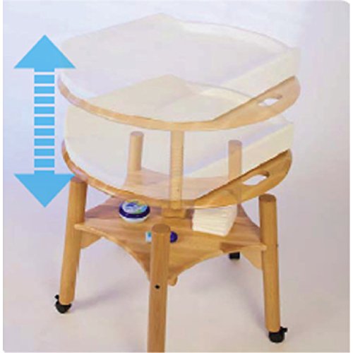 Matelas à langer babytwist Table laqué blanc pour simplifier la routine de bébé - 3