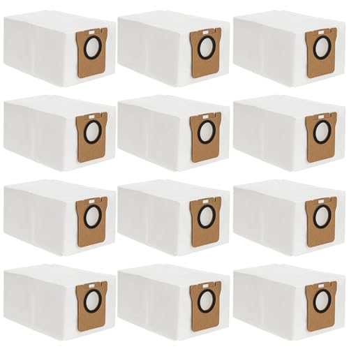 12 Stück Staubsaugerbeutel für Dreame L10s Ultra / L10 Ultra/L20 Ultra Staubbeutel für Xiaomi X10+ Ersatzbeutel Filtertüten Ersatz Beutel