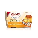 Yabon - Juego de 4 pasteles de sémola de caramelo (4 x 125 g)