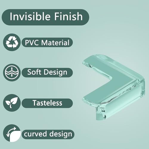 Image of Baby Corner Protector Corner Protector Baby Furniture Corner Protection Transparent Cover Sharp Furniture and Table Top Edges with Adhesive 10 Pack(L-Shaped)