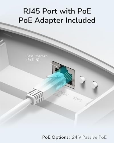 Image of Cudy AC1200 Wireless Access Point, Outdoor WiFi Extender, IP65 Water Proof, Beamforming, MU-MIMO, PoE Adapter Included, AP1200 Outdoor