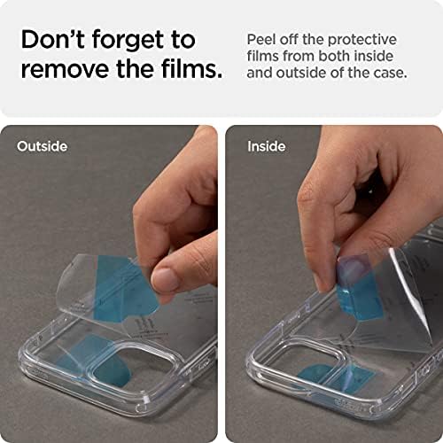 Spigen Ultra Hybrid [Air Cushion Technology] [Military Grade Shockproof] Case Compatible with iPhone 13 Pro Max - Midnight Green