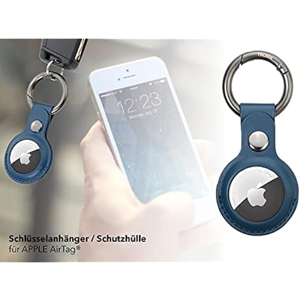 Брелок Troika Airtag Cover защитный чехол для Apple AirTag в синем цвете KR21-20 DB