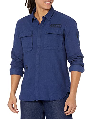 John Varvatos Men's Freddy Long Sleeve Shirt Jacket - Main Image