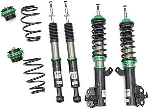 R9-HS2-016 compatible with Honda Fit (GE) 2009-14 Hyper-Street II Coilover Kit w/ 32-Way Damping Force Adjustment Lowering Kit by Rev9, 32 Damping Level Adjustment