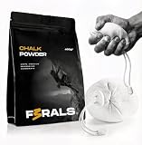 F3RALS Magnesium Pulver zum Klettern + Magnesiumball | Ideal für Crosstraining, Calisthenics, Stangen, Gewichtheben und Fitnessstudio | Maximaler Grip, rutschfest und Einfach Anzuwenden