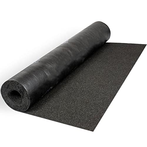 Black Polyester Shed Roofing Felt 26.2 x 3.2 ft (8m x 1m) - Heavy Duty Weatherproof Roof Felt Roll for Summerhouses, Sheds, Kennels, 25 Year Life Expectancy, Premium Roof Covering