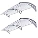 ZENY 40"x 80" Window Awning Set of 2 DIY Overhead Door Canopy Decorator Patio Cover with Bracket