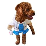 disfraces para perro halloween Hecho de material de algodón, es cómodo de llevar.