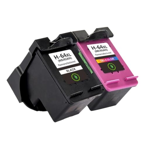 Cartouche 64XL encre noire pour résoudre les problèmes de textes flous sur OfficeJet 7158