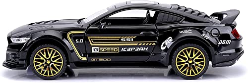 Image of Magicwand 1:32 Scale Mustaang Die-Cast Car with 4 Openable Doors Pull Back Action Lights & Music【Pack of 1】【Colors as Per Stock】
