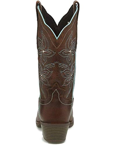 Justin Boots Womens Cadee Casual Boots Mid Calf Low Heel 1-2" - Brown - Size 6 B3