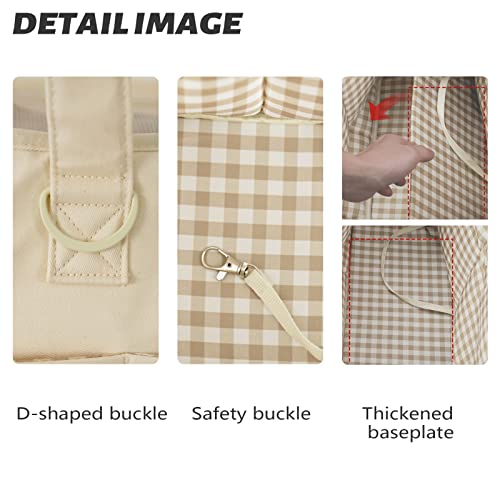 Onecute Dog Carrier For Small Dogs With Large Pockets, Holds Up To 7Lbs, Cotton Bag, Dog Carrier Soft Sided, Collapsible Travel Puppy Carrier (Medium, Beige) #TOP4