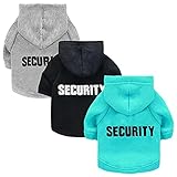 3 Pieces Dog Hoodie for Small Dogs Winter Warm Sebaoyu Pet Sweater Clothes Sweatshirt Puppy Vest Bog...