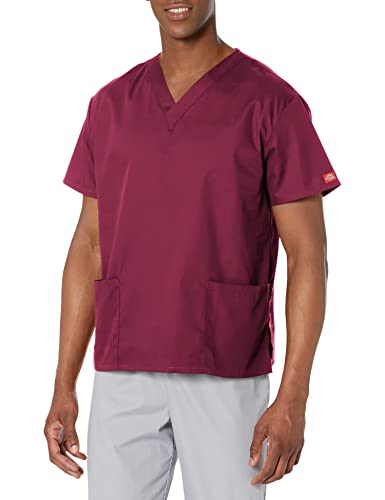 Image of Dickies EDS Signature Scrubs Tops for Women V-Neck Modern Classic Fit