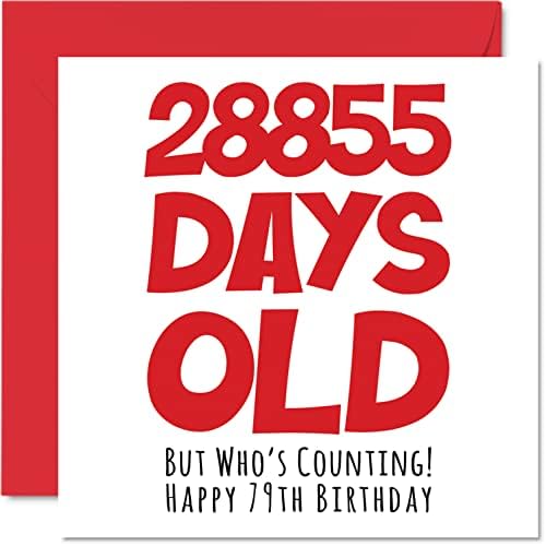 21st Birthday Card for Men Women Him Her - 7670 Days Old - Funny Adult Twenty-One Twenty-First Happy Birthday Card for Brother Sister Son Daughter Cousin, 145mm x 145mm Humour Joke Greeting Cards