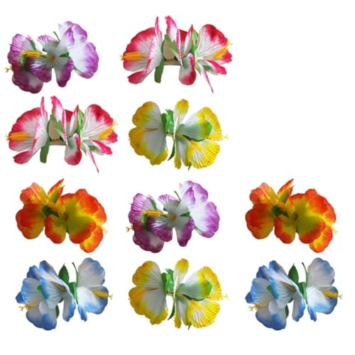 LALADEFIEE �n���C�A���w�A�N���b�v 10�Z�b�g �n�C�r�X�J�X�ԃ��`�[�t �ϋv���f�ގg�p ���q�p�t�@�b�V�����w�A�s�� �r�[�`�p �����_���J���[