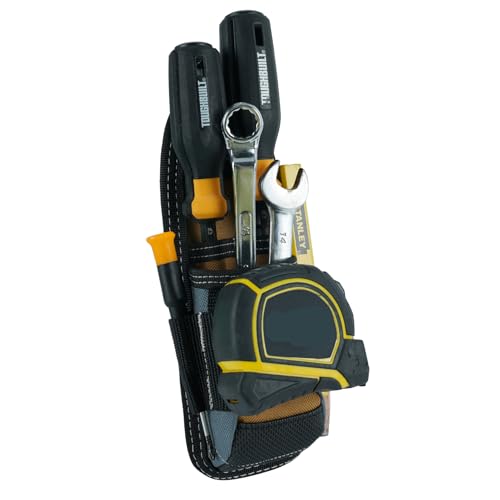 Miniatura 8 de Melotough Bolsa Pequeña Para Herramientas Eléctricas, Con Clip, Para Cinturón De Herramientas, Mini Soporte Para Cuchillos Eléctricos Con Clip Sanp, Color Marrón