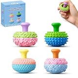 Fidget Toys aus Silikon, Sensory Fidget Toys mit Daumenwippen in Pastellfarben, Leises Sensorikspielzeug für Autismus, ADHS & Angstabbau, Für Kinder, Jugendliche & Erwachsene