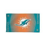 NORTHWEST Miami Dolphins NFL Hussle Micro Fiber Sports Towel 24 x 42 Inches