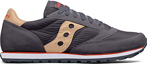 Saucony Originals Men's Jazz Lowpro Sneaker, Charcoal Tan, 7 Medium US