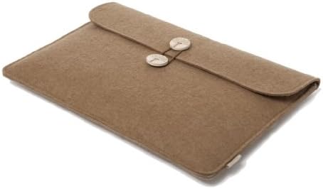 Suoran Dell Inspiron 13 7000 Sleeve Case Cover Portable Computer Sleeve Laptop Bag Wool Felt Sleeve for Dell Inspiron 13 7000-Brown