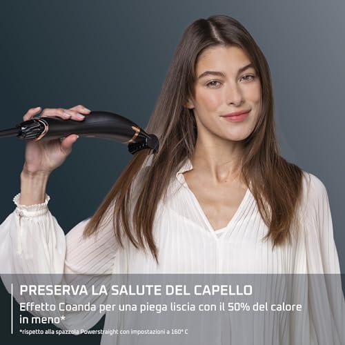 Rowenta Ultimate Experience Air Motion, Asciugacapelli e Accessorio per lo Styling, Design Ergonomico e Leggero, Pettine Lisciante con Effetto Coanda, Motore ad Alta Velocità, CF8C20 - 6