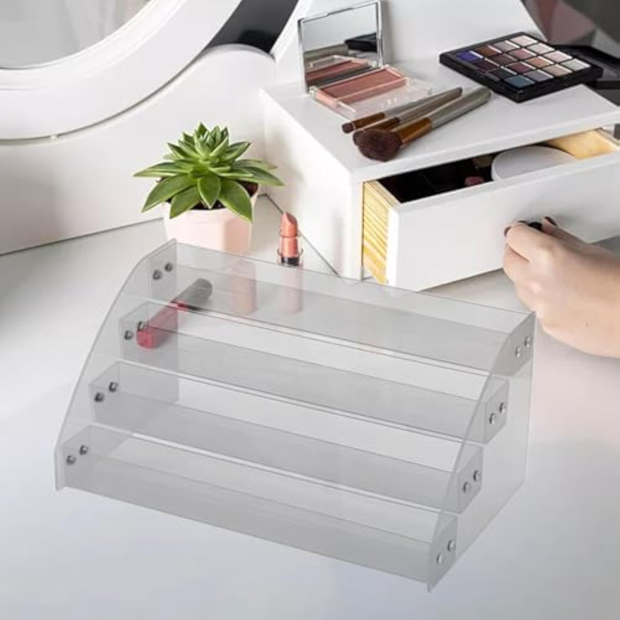 Acrylic Cosmetic Storage Box Lipstick Holder Case